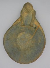 TAINO STONE LADLE, HANDLE THE