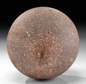 TAINO STONE SPHEROLITH / CEREM
