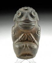 TAINO STONE ZEMI DOG DEITY / O