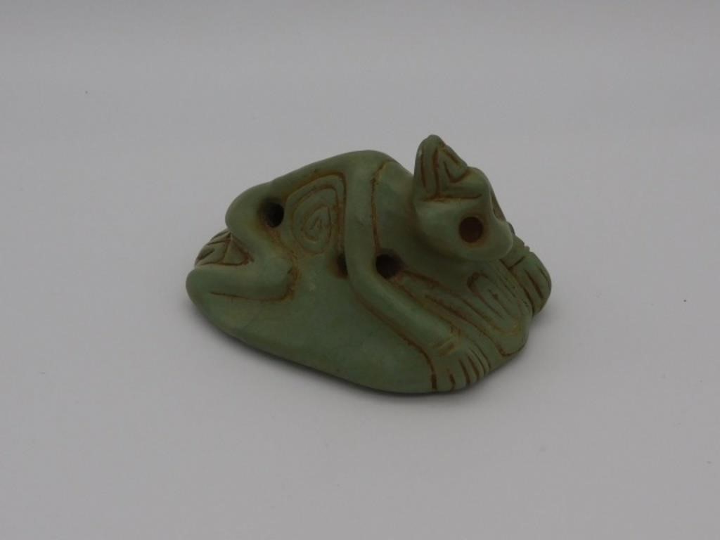 TAINO, ZOOMORPHIC RELIEF CARVED