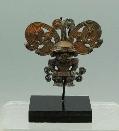 TAIRONA FIGURAL PENDANT FROM