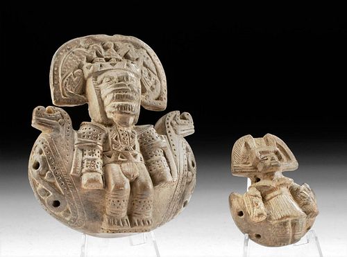 TAIRONA POTTERY FIGURAL OCARINAS W/