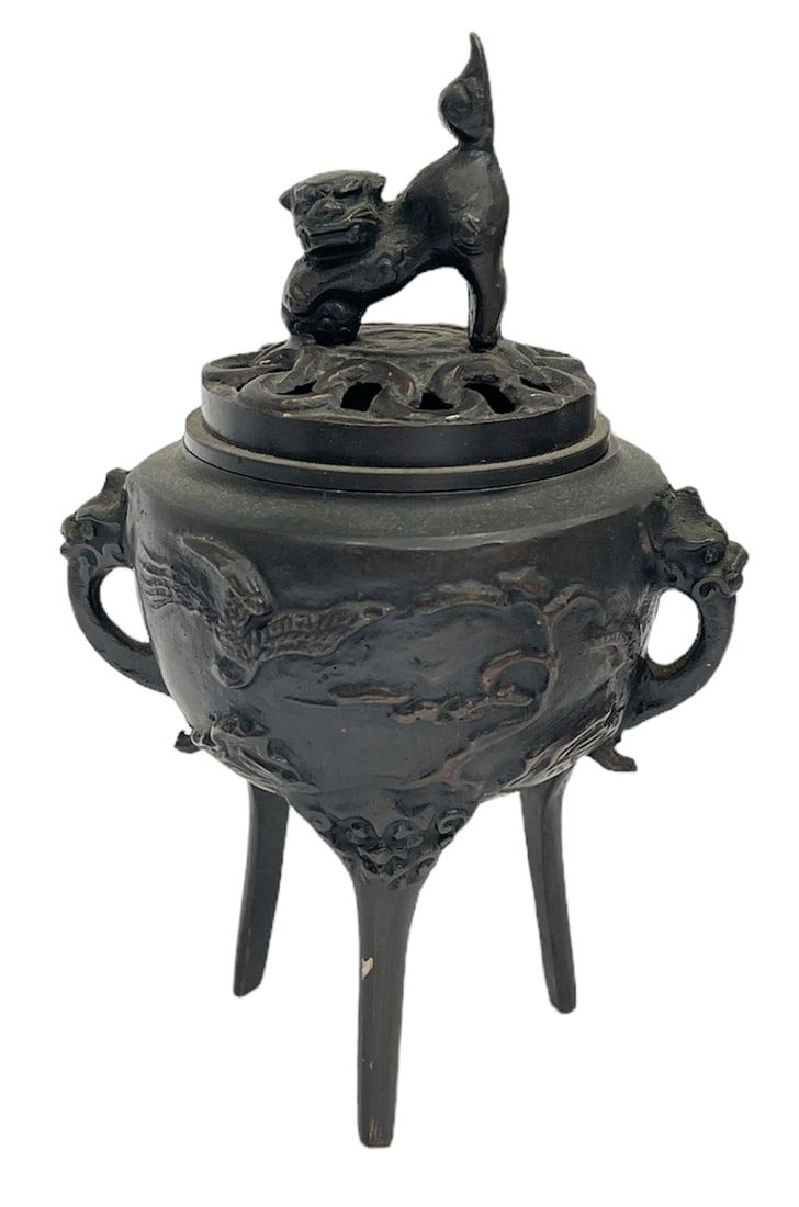 TAKAOKA COPPERWARE INCENSE BURNER