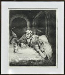 Takeshi Takahara etching and