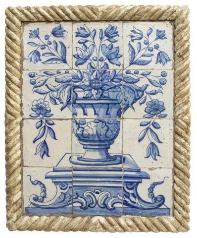 TALAVERA STYLE BLUE & WHITE