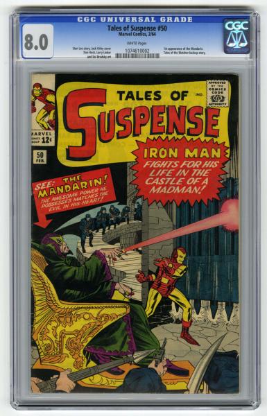 Tales of Suspense #50 CGC 8.0