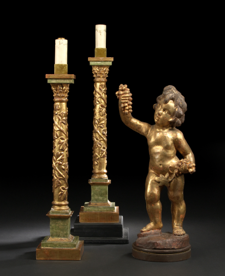 Tall and Imposing Pair of Italian