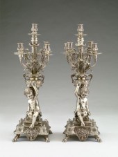 Tall and Imposing Pair of Cont