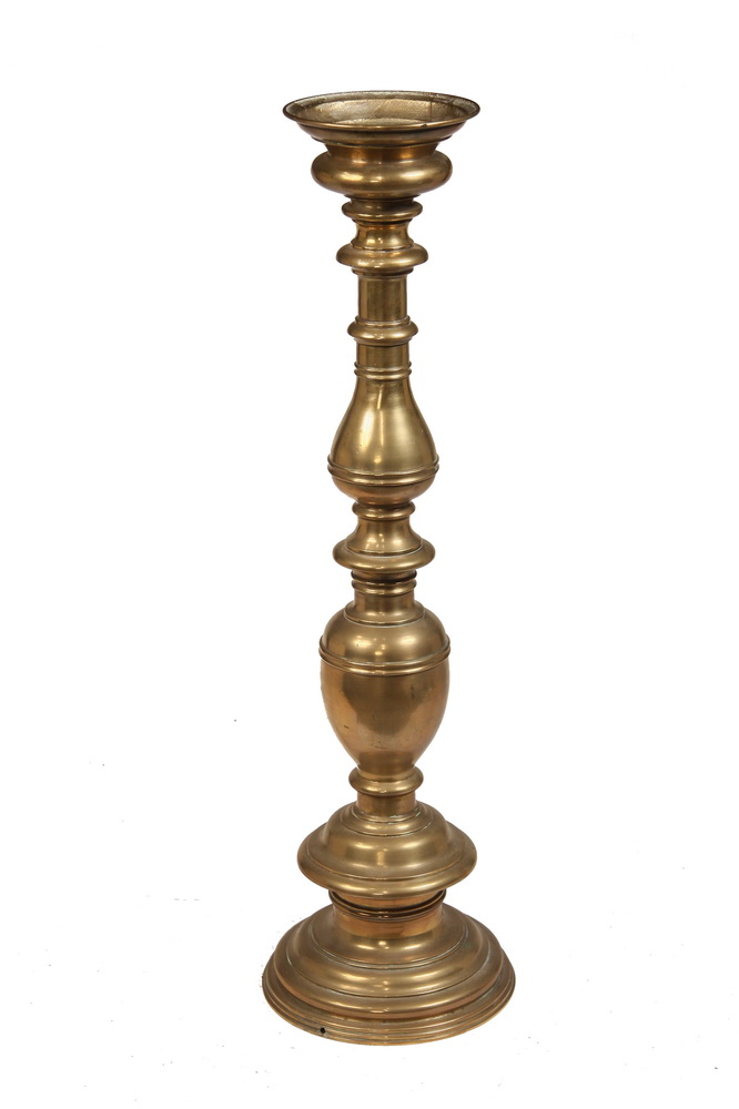TALL BELL METAL PEDESTAL - Early