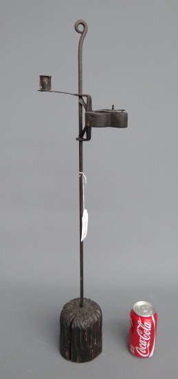 Tall blacksmith made lighting