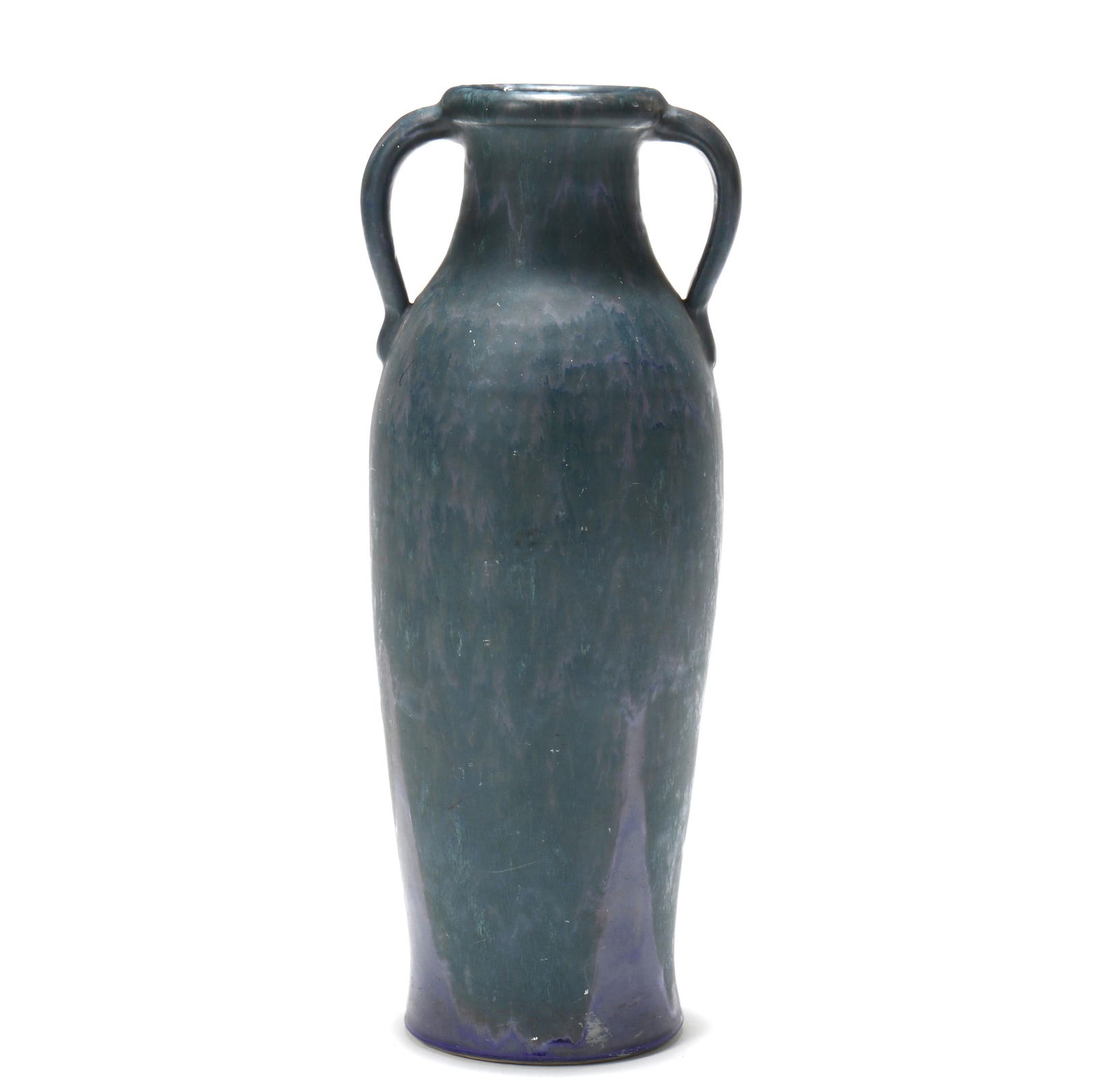 TALL BLUE GLAZED STONEWARE FLOOR
