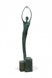 TALL BRONZE PATINATED "BALLERI