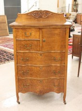 TALL BROWN MAPLE DRESSERTALL B