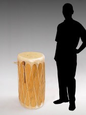 TALL CARVED NATIVE AMERICAN ST