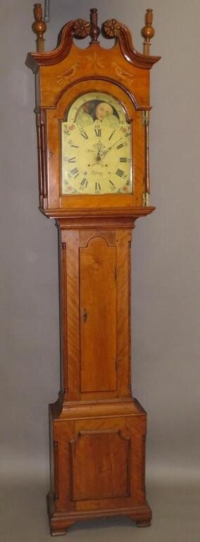 TALL CASE CLOCK BEARING SIGNATURE