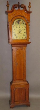 TALL CASE CLOCK BEARING SIGNAT