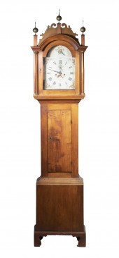 TALL CASE CLOCK BY NATHAN HALE