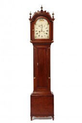 TALL CASE CLOCK - Mahogany Cas