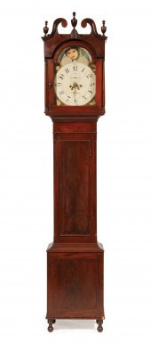 TALL CASE CLOCK, SIGNED JAOCB
