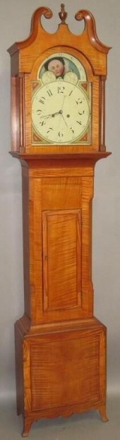 TALL CASE CLOCKca. 1810; eight
