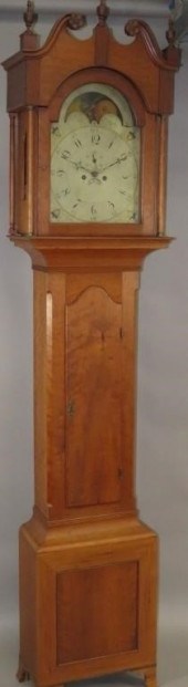 TALL CASE CLOCKca. 1810; in ch