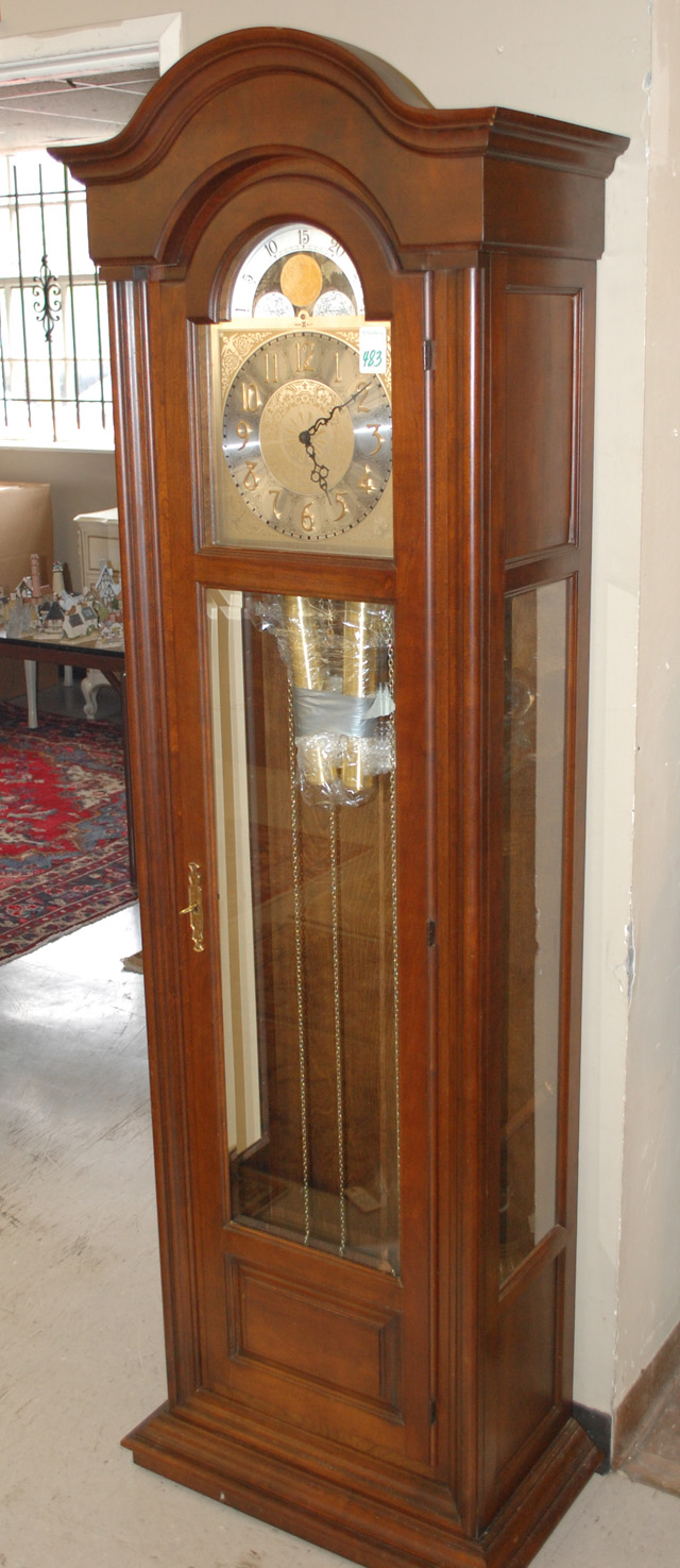 TALL CASE GRANDFATHER FLOOR CLOCK