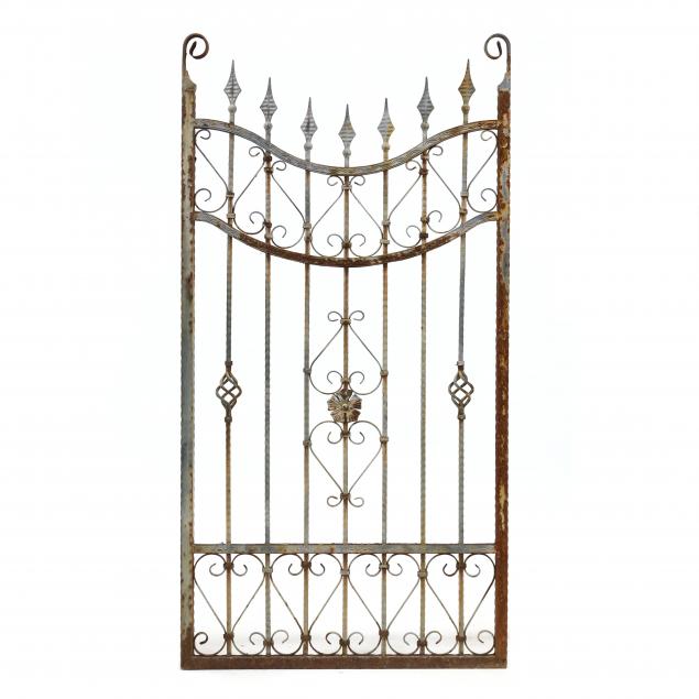 TALL CAST IRON FENCE PANEL Late