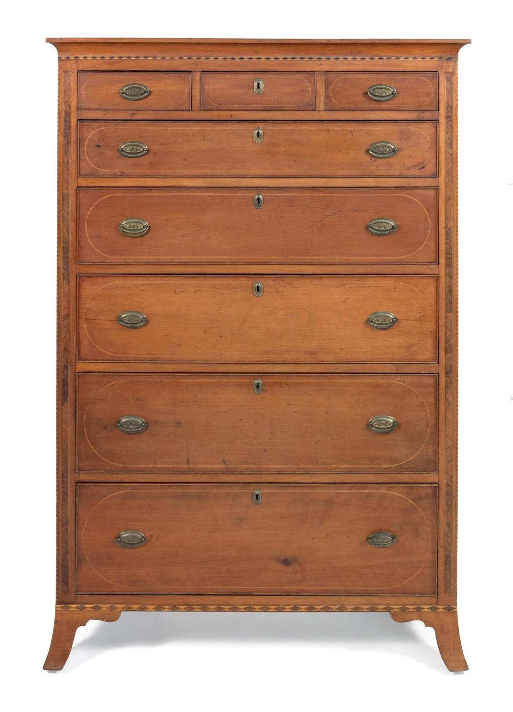 TALL CHEST AMERICA, EARLY 19TH