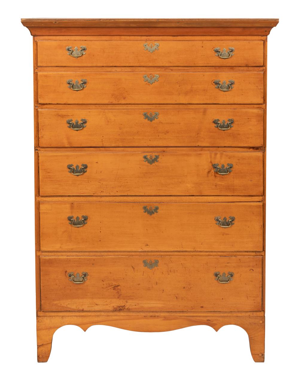 TALL CHEST EARLY 19TH CENTURY