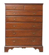 TALL CHEST, NEW ENGLAND, LATE
