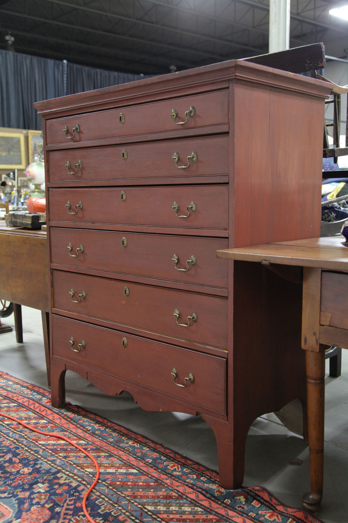 TALL CHEST OF DRAWERS.  American 
