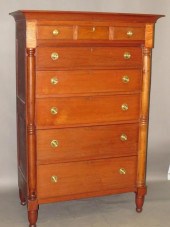TALL CHEST OF DRAWERSca. 1830;