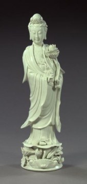 Tall Chinese Blanc-de-Chine Po