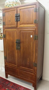 TALL CHINESE MING-STYLE ELMWOO
