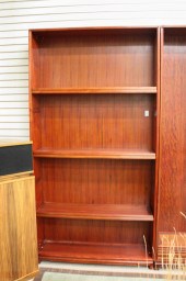 TALL CHINESE OPEN-SHELF TEAK B