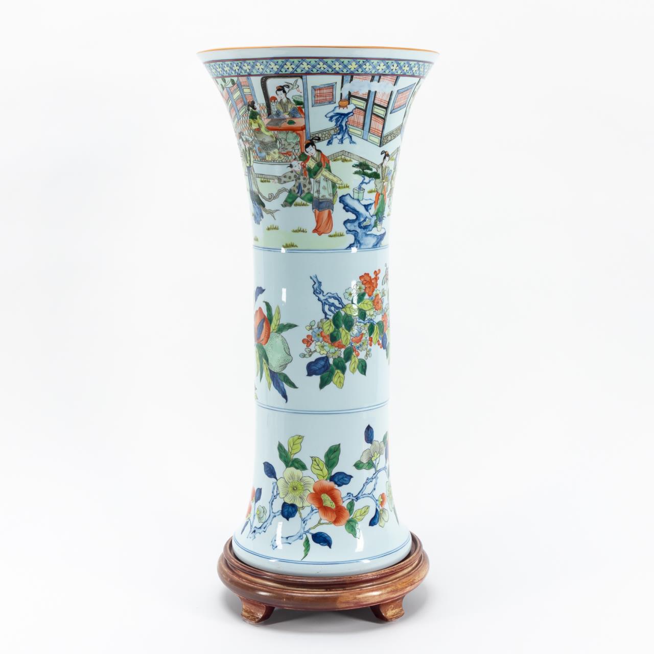 TALL CHINESE WUCAI BEAKER-FORM