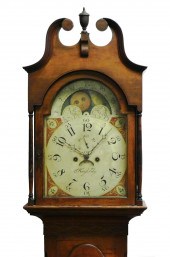 TALL CLOCK, AMERICAN, C. 1810,