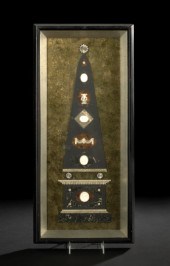 Tall Cut Marbleized Paper, Foi