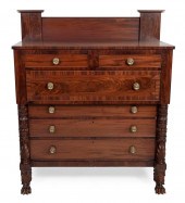 TALL EMPIRE CHEST CIRCA 1830 H