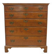 TALL FIVE-DRAWER CHEST, AMERIC