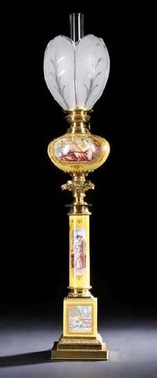 Tall French Brass-Mounted Fond