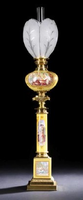 Tall French Brass-Mounted Fond