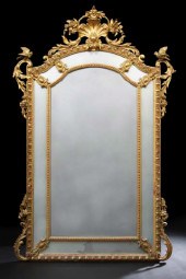 Tall French Carved Giltwood an