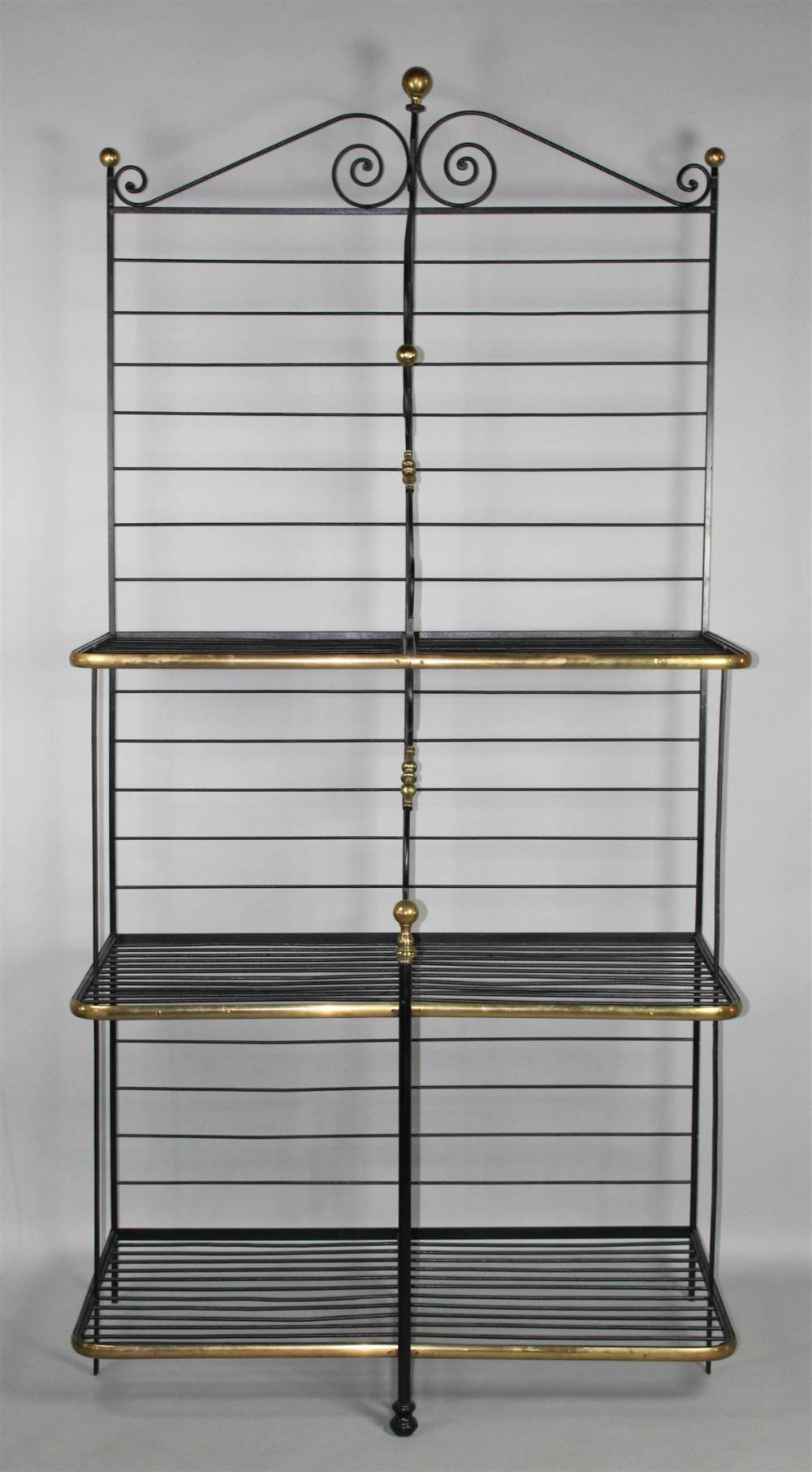 TALL FRENCH STYLE BLACK IRON
