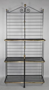 TALL FRENCH STYLE BLACK IRON B