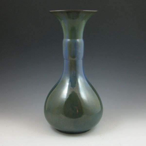 Tall Fulper vase with bulbous