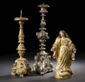 Tall Italian Carved Giltwood a