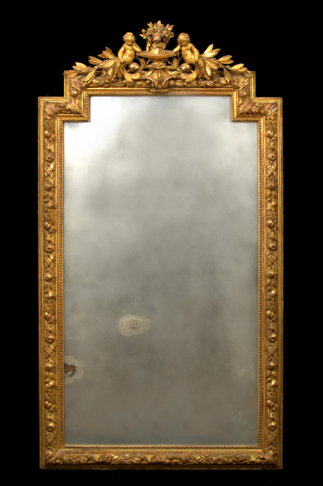 Tall Italian Carved Giltwood and