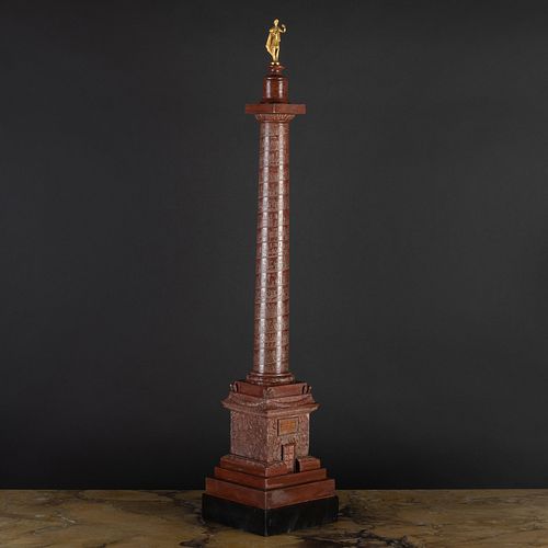 TALL ITALIAN ROSSO ANTICO MARBLE
