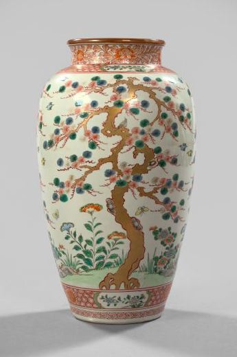 Tall Kuang Hsu Enameled Porcelain